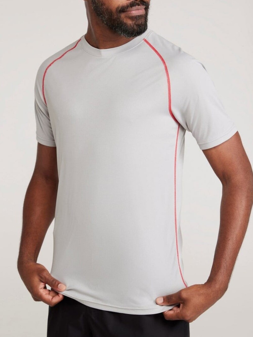 Mountain Warehouse Endurance Mens IsoCool Active Tshirt Size XXXL Grey Red Top